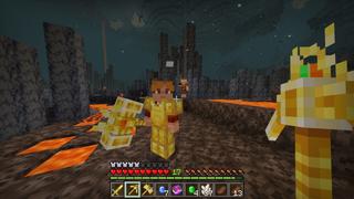 Screenshot of the Minecraft Bedrock Marketplace product Infinity Items created by RareLoot.