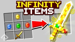 Thumbnail of the Minecraft Bedrock Marketplace product Infinity Items created by RareLoot.