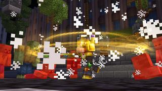 Screenshot of the Minecraft Bedrock Marketplace product Infinity Weapons created by RareLoot.