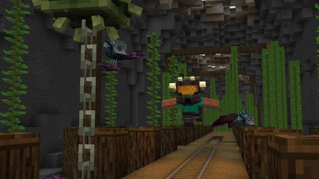 Screenshot of the Minecraft Bedrock Marketplace product Into the abyss created by RareLoot.