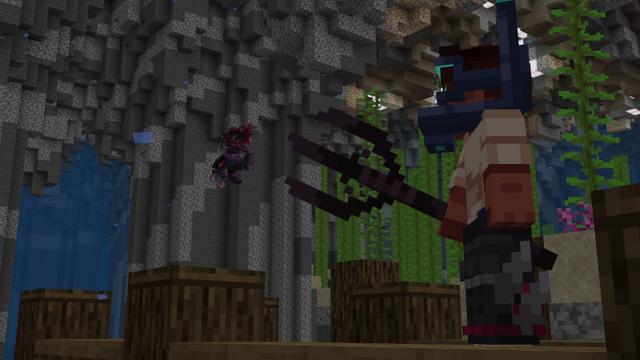 Screenshot of the Minecraft Bedrock Marketplace product Into the abyss created by RareLoot.