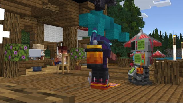 Screenshot of the Minecraft Bedrock Marketplace product Into the abyss created by RareLoot.