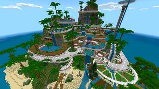 Screenshot of the Minecraft Bedrock Marketplace product Island Mansion created by RareLoot.