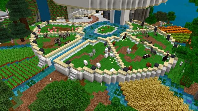 Screenshot of the Minecraft Bedrock Marketplace product Island Mansion created by RareLoot.