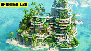Thumbnail of the Minecraft Bedrock Marketplace product Island Mansion created by RareLoot.