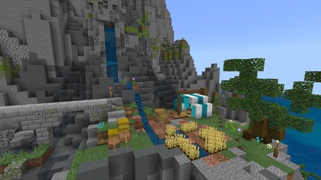 Screenshot of the Minecraft Bedrock Marketplace product Island created by RareLoot.