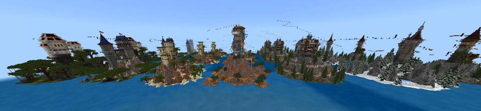 Panorama of the Minecraft Bedrock Marketplace product Jump League - Parkour created by RareLoot.