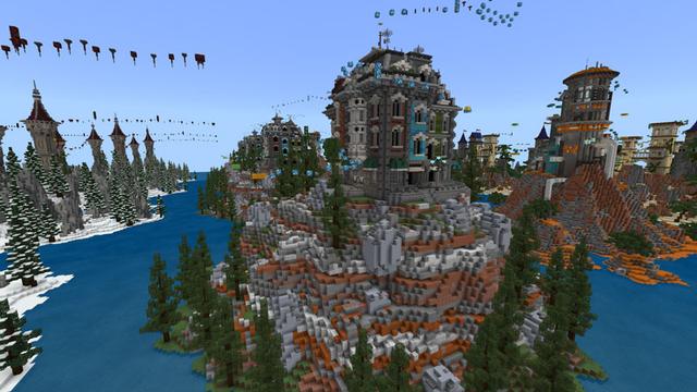 Screenshot of the Minecraft Bedrock Marketplace product Jump League - Parkour created by RareLoot.