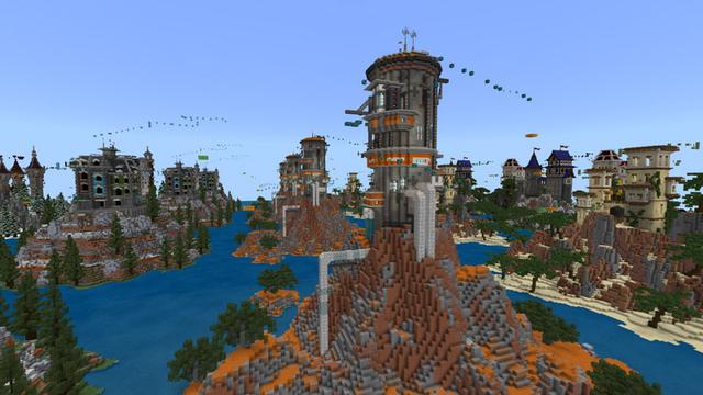 Screenshot of the Minecraft Bedrock Marketplace product Jump League - Parkour created by RareLoot.