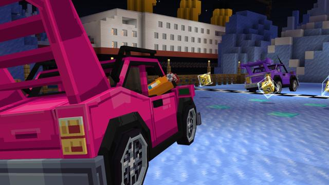 Screenshot of the Minecraft Bedrock Marketplace product Kart Race created by RareLoot.