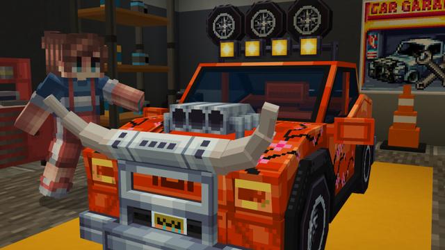 Screenshot of the Minecraft Bedrock Marketplace product Kart Race created by RareLoot.