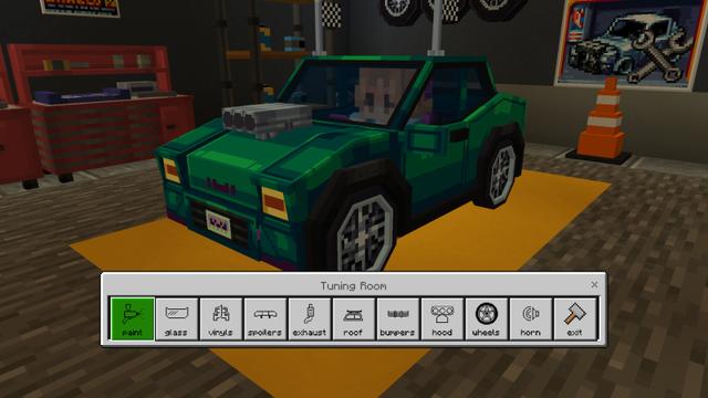 Screenshot of the Minecraft Bedrock Marketplace product Kart Race created by RareLoot.