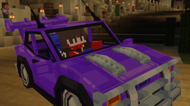 Screenshot of the Minecraft Bedrock Marketplace product Kart Race created by RareLoot.
