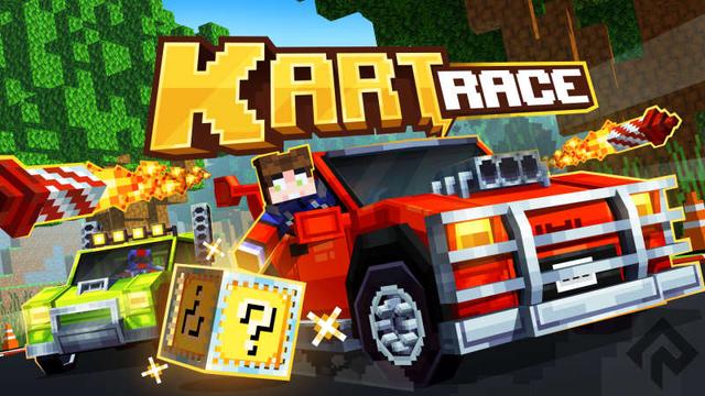 Thumbnail of the Minecraft Bedrock Marketplace product Kart Race created by RareLoot.
