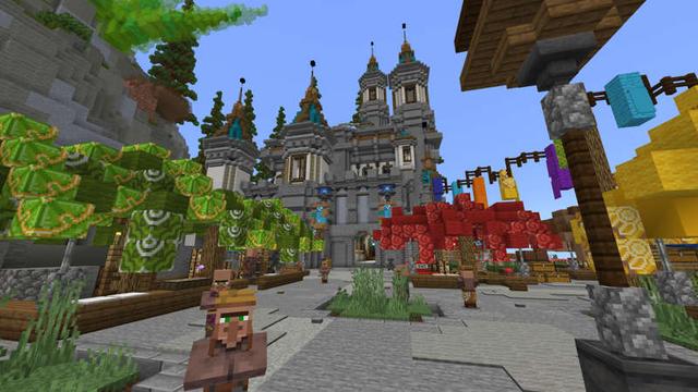 Screenshot of the Minecraft Bedrock Marketplace product Kingdom of Crystal created by RareLoot.