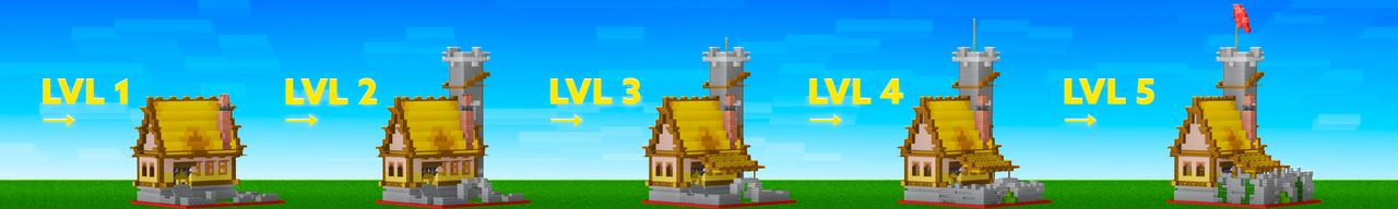 Panorama of the Minecraft Bedrock Marketplace product Kingdom Tycoon created by RareLoot.