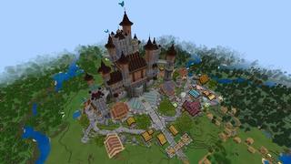 Screenshot of the Minecraft Bedrock Marketplace product Kings Castle created by RareLoot.