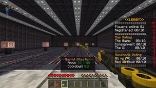 Screenshot of the Minecraft Bedrock Marketplace product Laser Tag created by RareLoot.