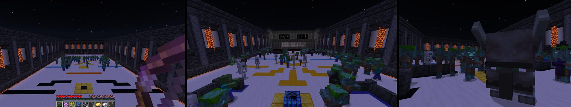 Panorama of the Minecraft Bedrock Marketplace product Last Mob Standing created by RareLoot.