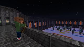 Screenshot of the Minecraft Bedrock Marketplace product Last Mob Standing created by RareLoot.