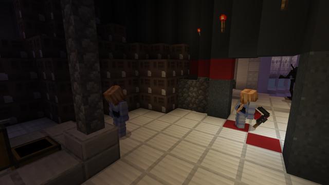 Screenshot of the Minecraft Bedrock Marketplace product Lost in Space created by RareLoot.
