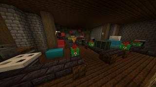 Screenshot of the Minecraft Bedrock Marketplace product Lucky Block Present Workshop created by RareLoot.