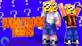Thumbnail of the Minecraft Bedrock Marketplace product Lucky Block Teens created by RareLoot.
