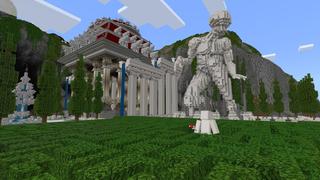 Screenshot of the Minecraft Bedrock Marketplace product Lucky Blocks Red created by RareLoot.