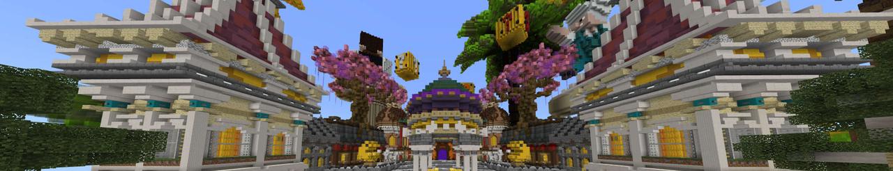 Panorama of the Minecraft Bedrock Marketplace product Lucky Park created by RareLoot.
