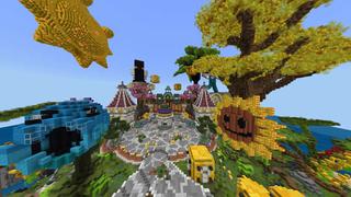 Screenshot of the Minecraft Bedrock Marketplace product Lucky Park created by RareLoot.