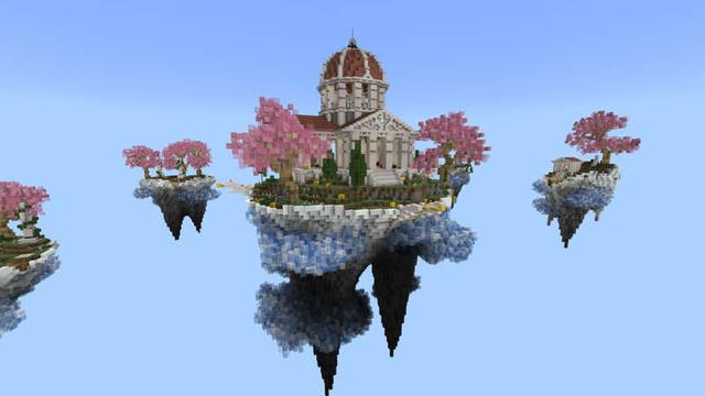 Screenshot of the Minecraft Bedrock Marketplace product Lucky Skyblock Heaven created by RareLoot.