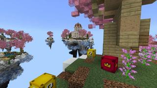 Screenshot of the Minecraft Bedrock Marketplace product Lucky Skyblock Heaven created by RareLoot.
