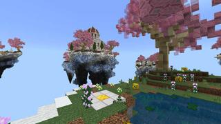 Screenshot of the Minecraft Bedrock Marketplace product Lucky Skyblock Heaven created by RareLoot.