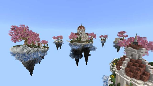 Screenshot of the Minecraft Bedrock Marketplace product Lucky Skyblock Heaven created by RareLoot.