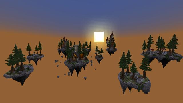 Screenshot of the Minecraft Bedrock Marketplace product Lucky Skyblock - Middle Ages created by RareLoot.
