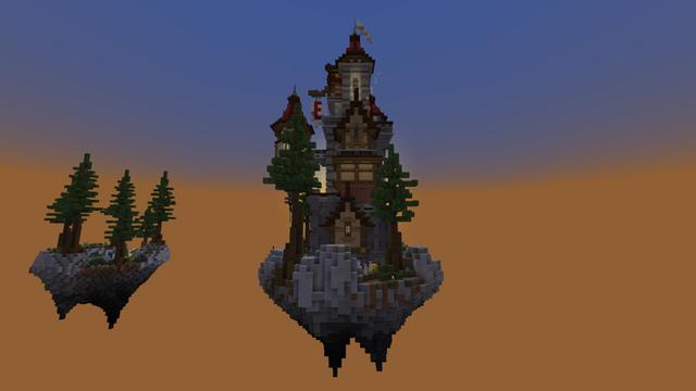 Screenshot of the Minecraft Bedrock Marketplace product Lucky Skyblock - Middle Ages created by RareLoot.