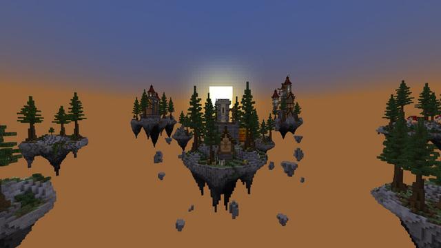 Screenshot of the Minecraft Bedrock Marketplace product Lucky Skyblock - Middle Ages created by RareLoot.