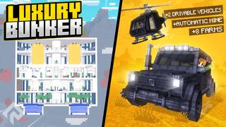 Thumbnail of the Minecraft Bedrock Marketplace product Luxury Bunker created by RareLoot.