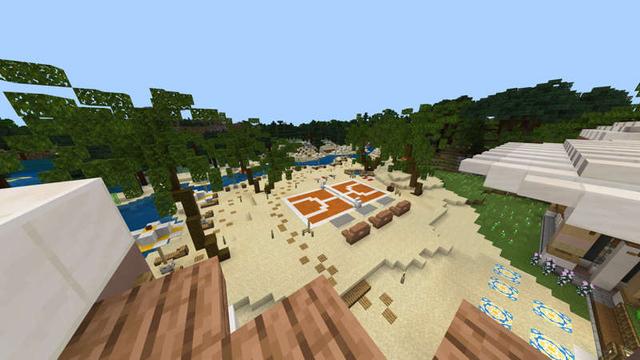 Screenshot of the Minecraft Bedrock Marketplace product Luxury Hotel created by RareLoot.