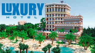 Thumbnail of the Minecraft Bedrock Marketplace product Luxury Hotel created by RareLoot.