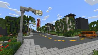 Screenshot of the Minecraft Bedrock Marketplace product Luxus Insel Stadt created by RareLoot.