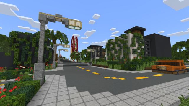 Screenshot of the Minecraft Bedrock Marketplace product Luxury Island City created by RareLoot.