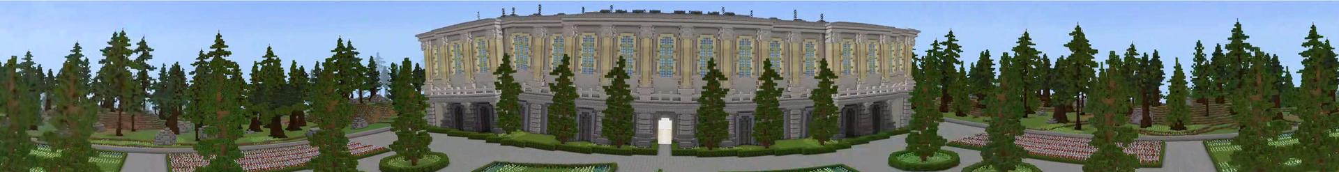 Panorama of the Minecraft Bedrock Marketplace product Luxury Palace created by RareLoot.