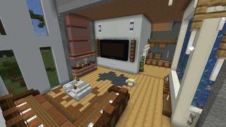 Screenshot of the Minecraft Bedrock Marketplace product Mansão de luxo para festas created by RareLoot.