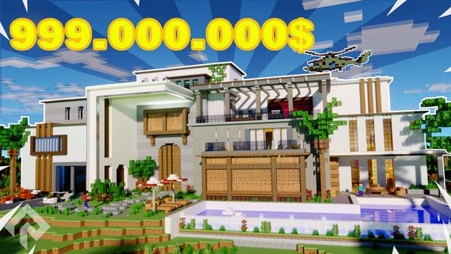 Thumbnail of the Minecraft Bedrock Marketplace product Luxury Party Mansion created by RareLoot.