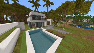 Screenshot of the Minecraft Bedrock Marketplace product Luxury Yacht Port created by RareLoot.