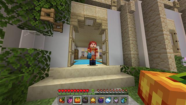 Screenshot of the Minecraft Bedrock Marketplace product Magic Fruits created by RareLoot.