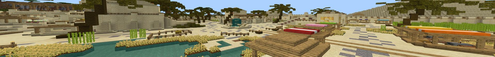 Panorama of the Minecraft Bedrock Marketplace product Magical Egypt created by RareLoot.