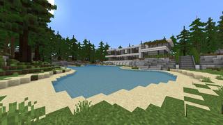 Screenshot of the Minecraft Bedrock Marketplace product Mansion created by RareLoot.