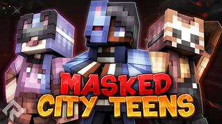 Thumbnail of the Minecraft Bedrock Marketplace product Masked City Teens created by RareLoot.